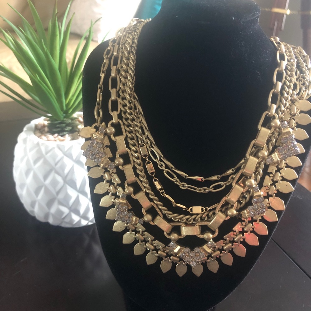 🌸Stella & Dot Gold Stutton Necklace